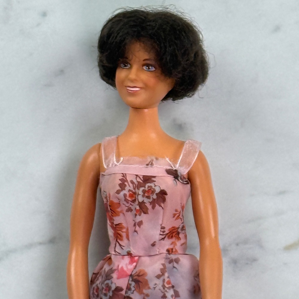 Vintage 1977 Ideal Dorothy Hamill Doll 11.5" Articulated Jointed Hong Kong Toy